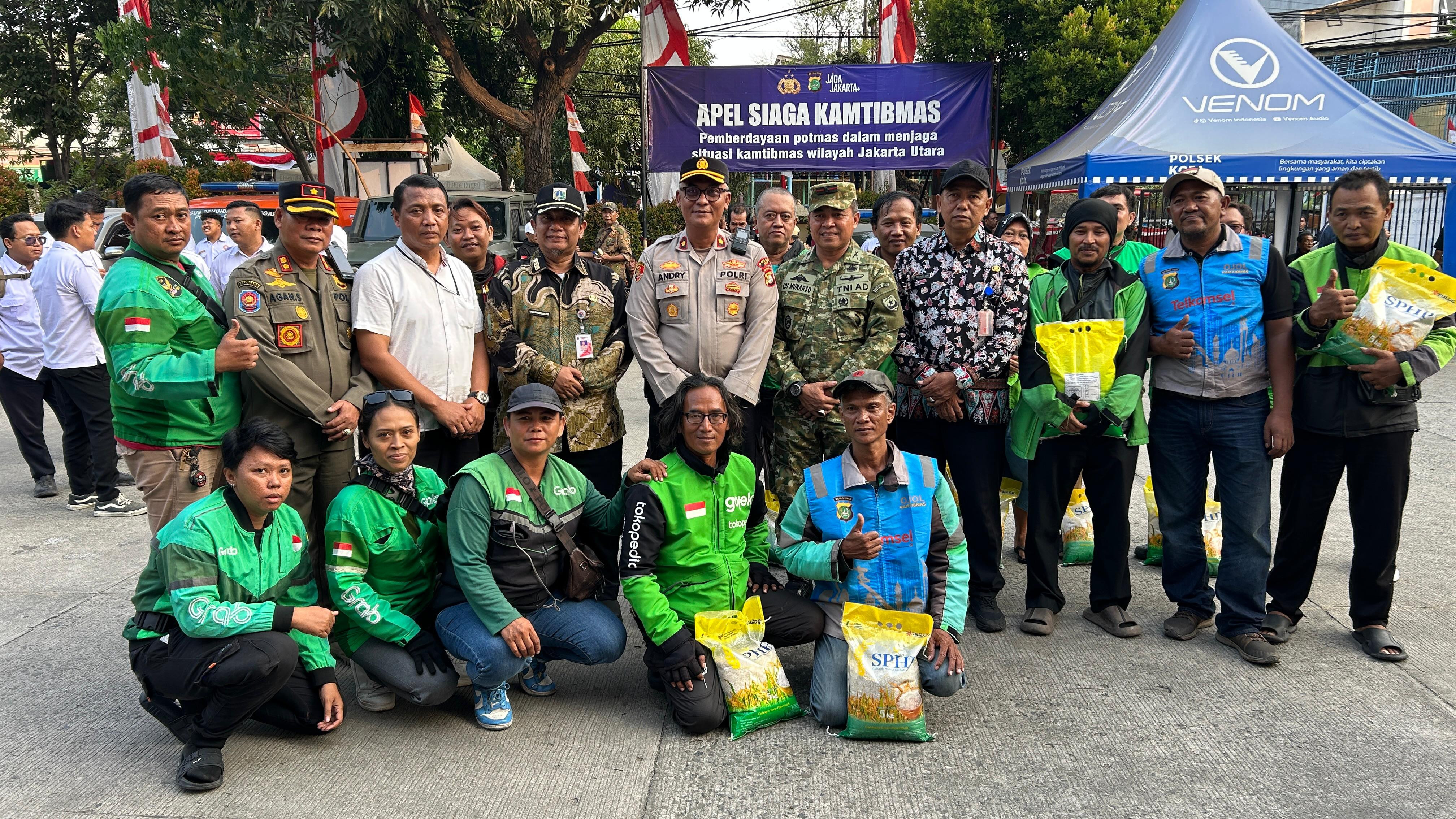 Dukung Program Jaga Jakarta, Polsek Koja Libatkan 160 Potmas Perkuat Kamtibmas