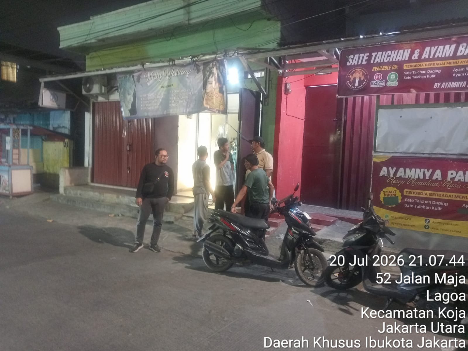 Viral di Instagram, Polisi Cek TKP Pencurian Toko Sate Taichan di Koja