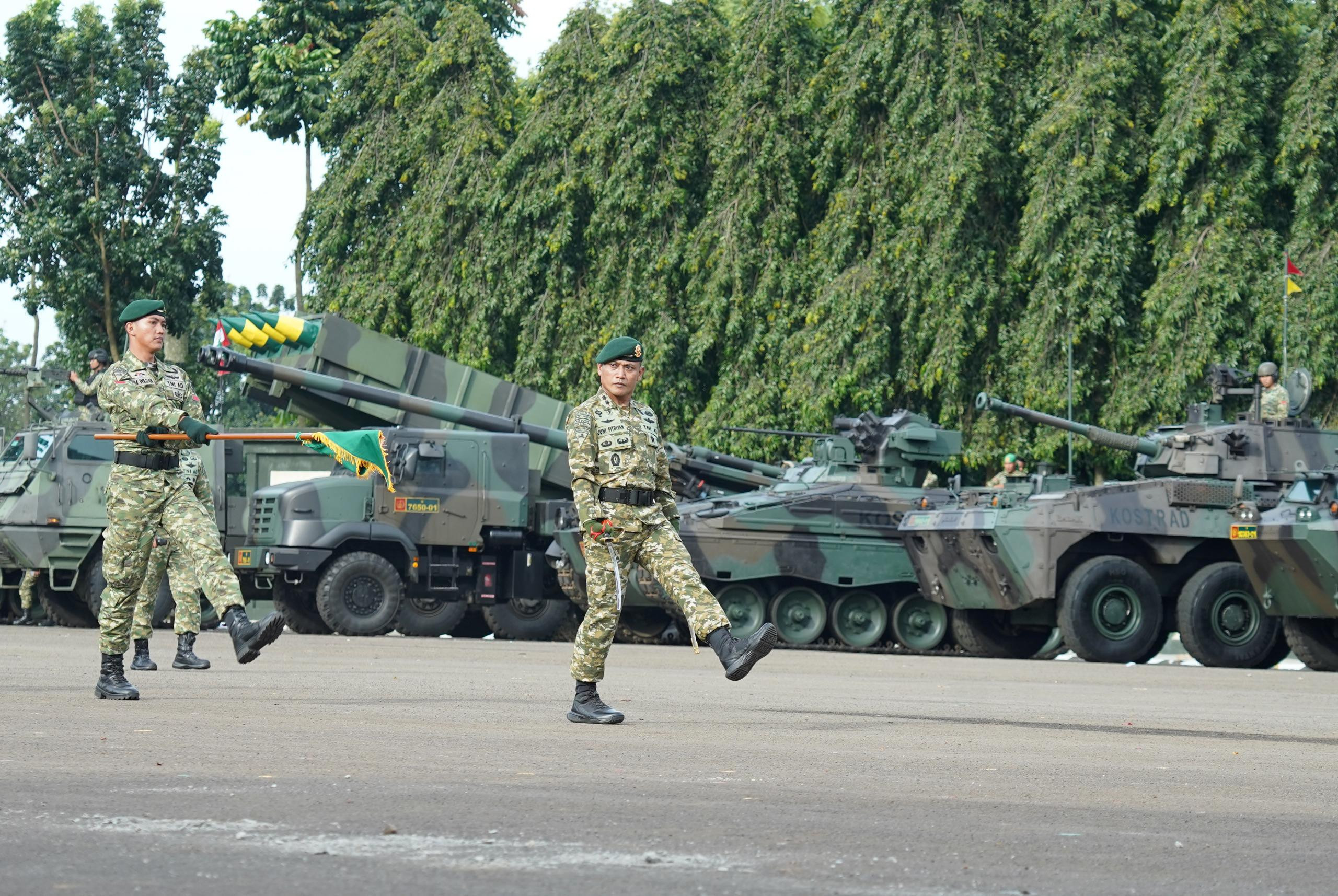 Siap Tampil Prima di Bawah Langit Jakarta, Yonif 509/BY Kostrad Dalam Gladi  Kotor Upacara HUT Kostrad ke-65