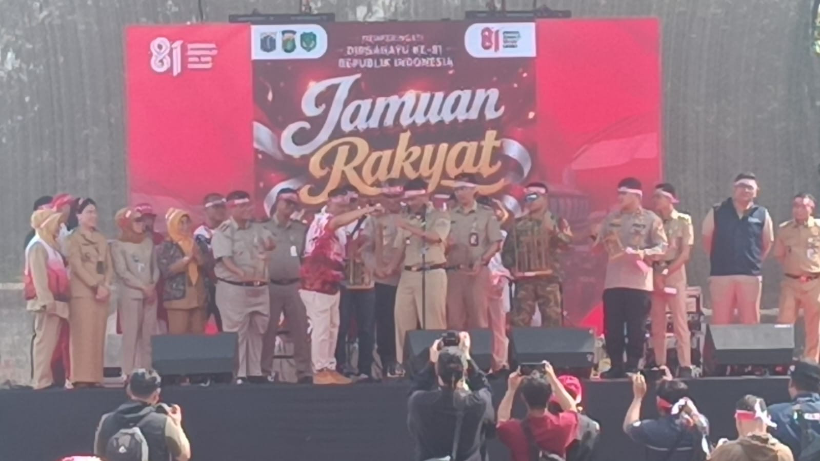 Jamuan Rakyat Kecamatan Koja Meriahkan HUT ke-81 Kemerdekaan RI, 2.800 Paket Sembako Dibagikan
