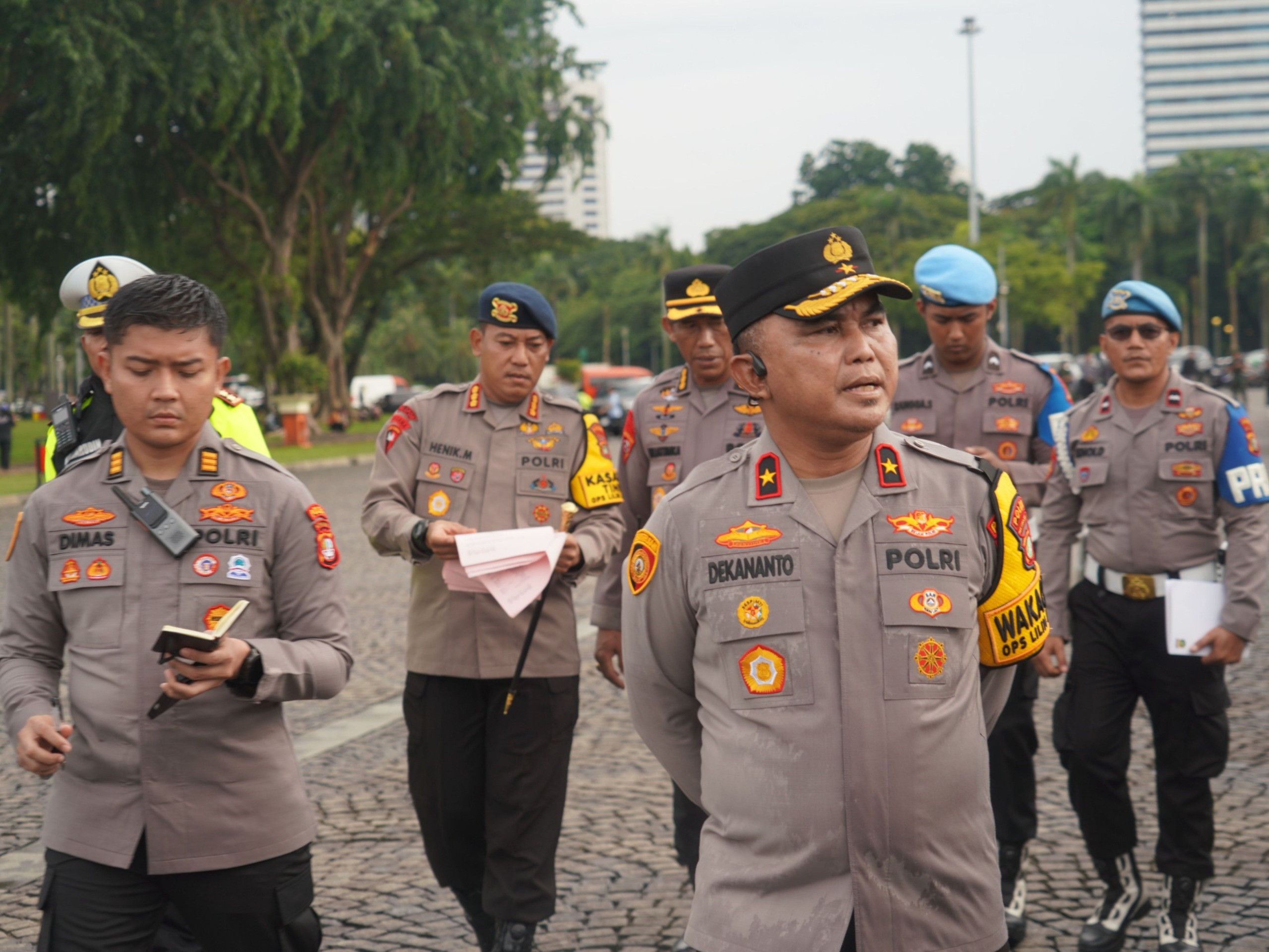 Brimob Polda Metro Jaya Siagakan Personel Amankan Malam Tahun Baru di Wilkum Polda Metro jaya