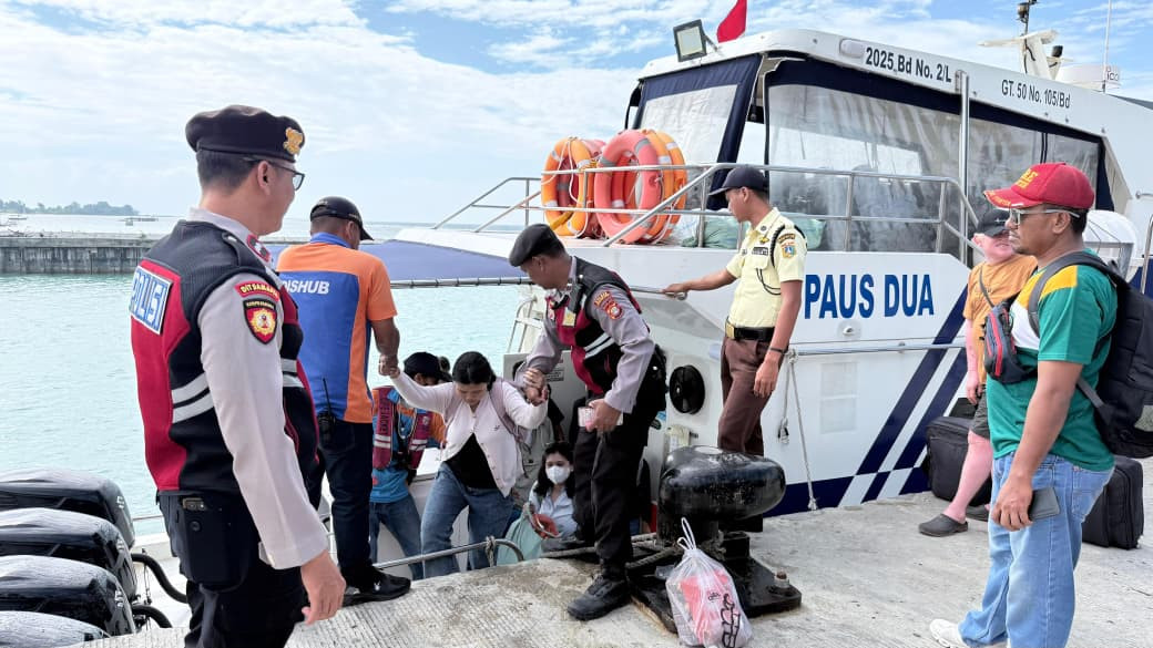 Kapolres Kepulauan Seribu: Jakarta On The Spot Hadir di Dermaga untuk Jaga Keselamatan dan Kenyamanan Wisatawan