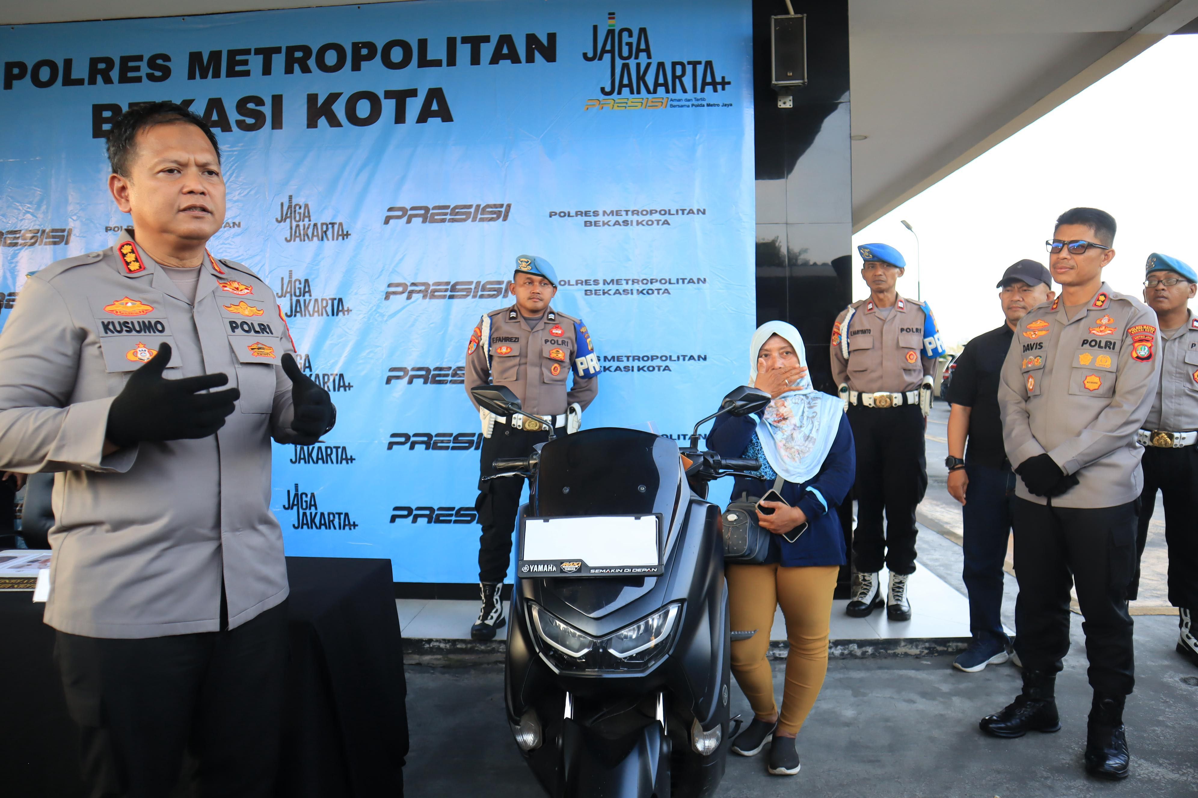 Modus Tuduh Korban Pukul Adiknya, Komplotan Begal Motor Anak di Bawah Umur Digulung Polres Metro Bekasi Kota