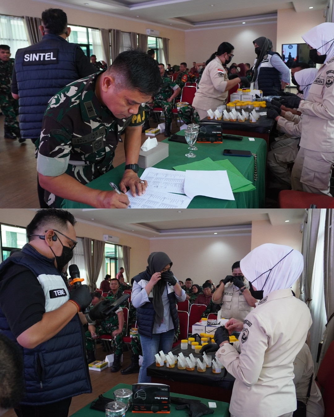 Kodim 0502/JU Gelar Penyuluhan dan Tes Urine, Perkuat Komitmen Berantas Narkoba