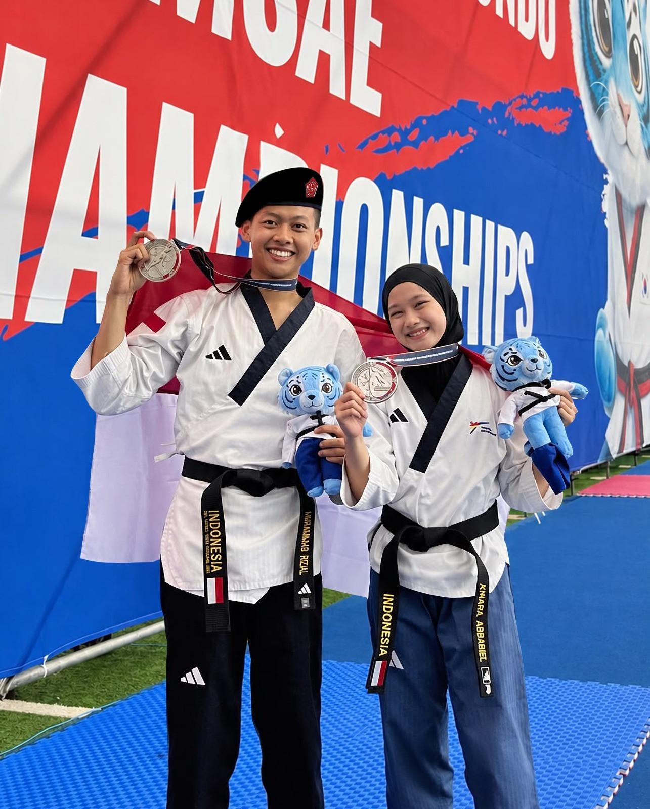 Atlet Taekwondo TNI Raih Medali Perak Kategori Poomsae Tingkat Dunia di Korea Selatan