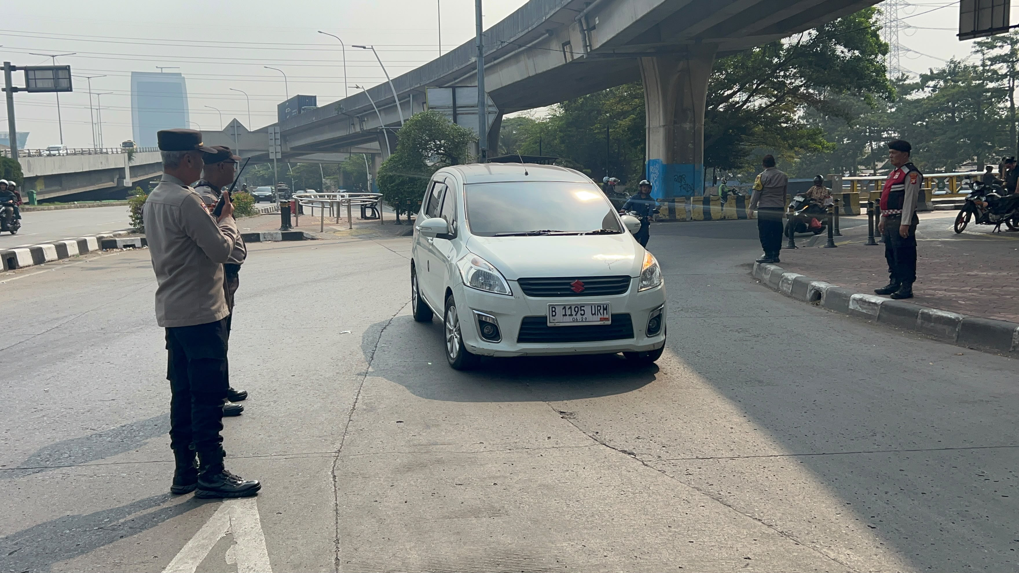 Jaga Jakarta dan Jaga Warga, Polsek Koja Perketat Pengawasan Pergerakan Massa ke Jakarta Pusat