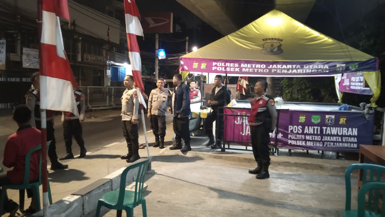 Patroli KRYD Polsek Metro Penjaringan Sisir Titik Rawan, Cegah Tawuran dan Kejahatan Jalanan