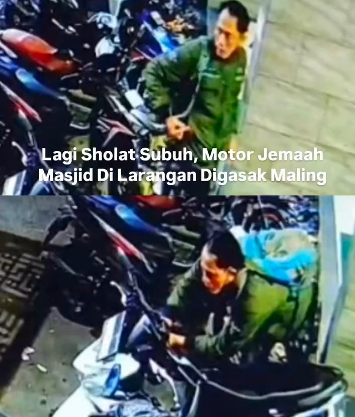 Setahun Curi Motor Jamaah Masjid, 2 Pelaku Curanmor Diciduk