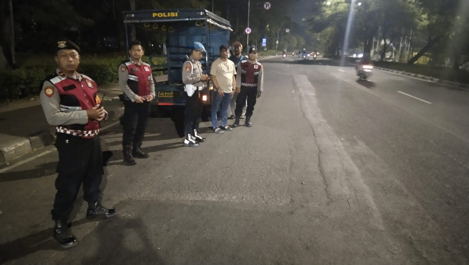 Jaga Jakarta, Jaga Lingkungan, Polsek Metro Penjaringan Tingkatkan Patroli KRYD Antisipasi Tawuran dan Kejahatan Jalanan