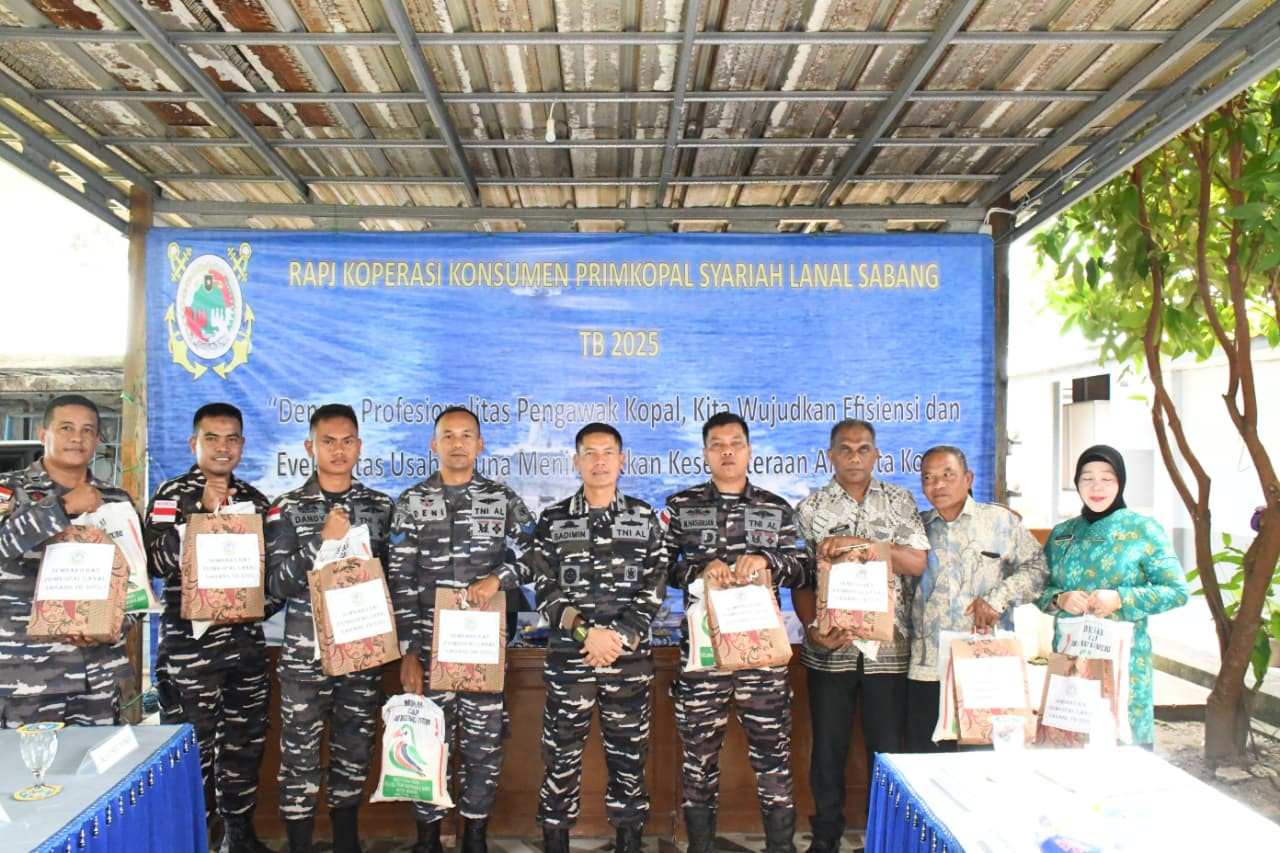 Lanal Sabang Gelar Rapat Anggota Pertanggungjawaban (RAPJ) Tahun Buku 2025