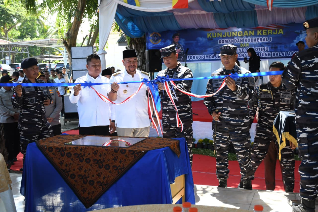 Wujudkan Sinergitas TNI AL dan Pemerintah Daerah, Komandan Kodaeral I Laksanakan Kunjungan Kerja di Wilayah Tanjung Balai Asahan