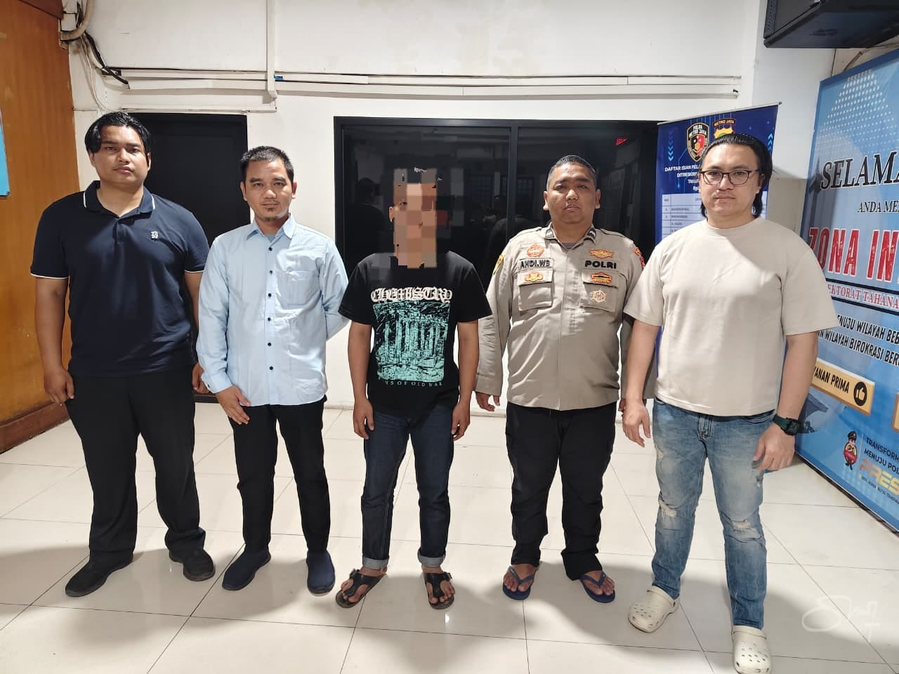 Polda Metro Jaya Tahan Tersangka Dugaan Kekerasan Seksual terhadap Anak di Palmerah
