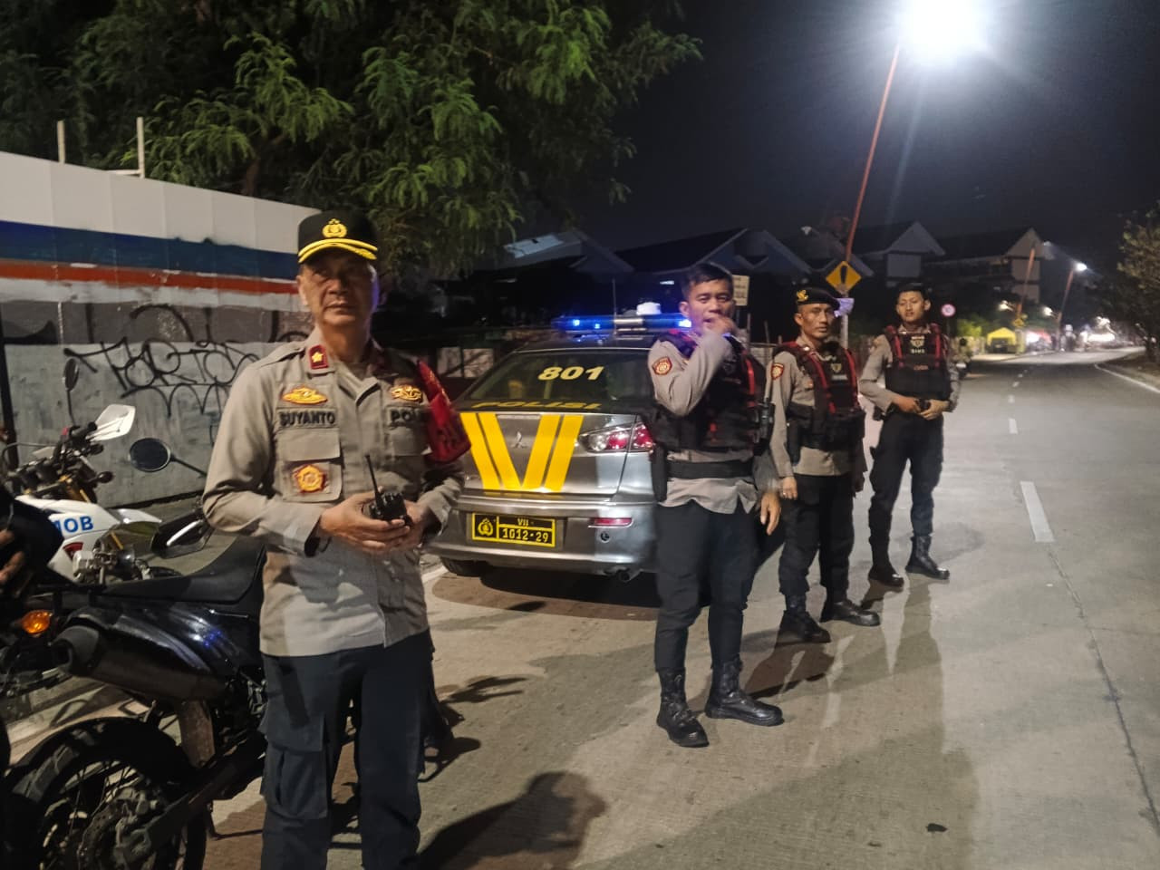 Cegah Gangguan Kamtibmas, Polres Metro Jakarta Utara Sisir Sejumlah Kawasan Lewat Patroli Malam