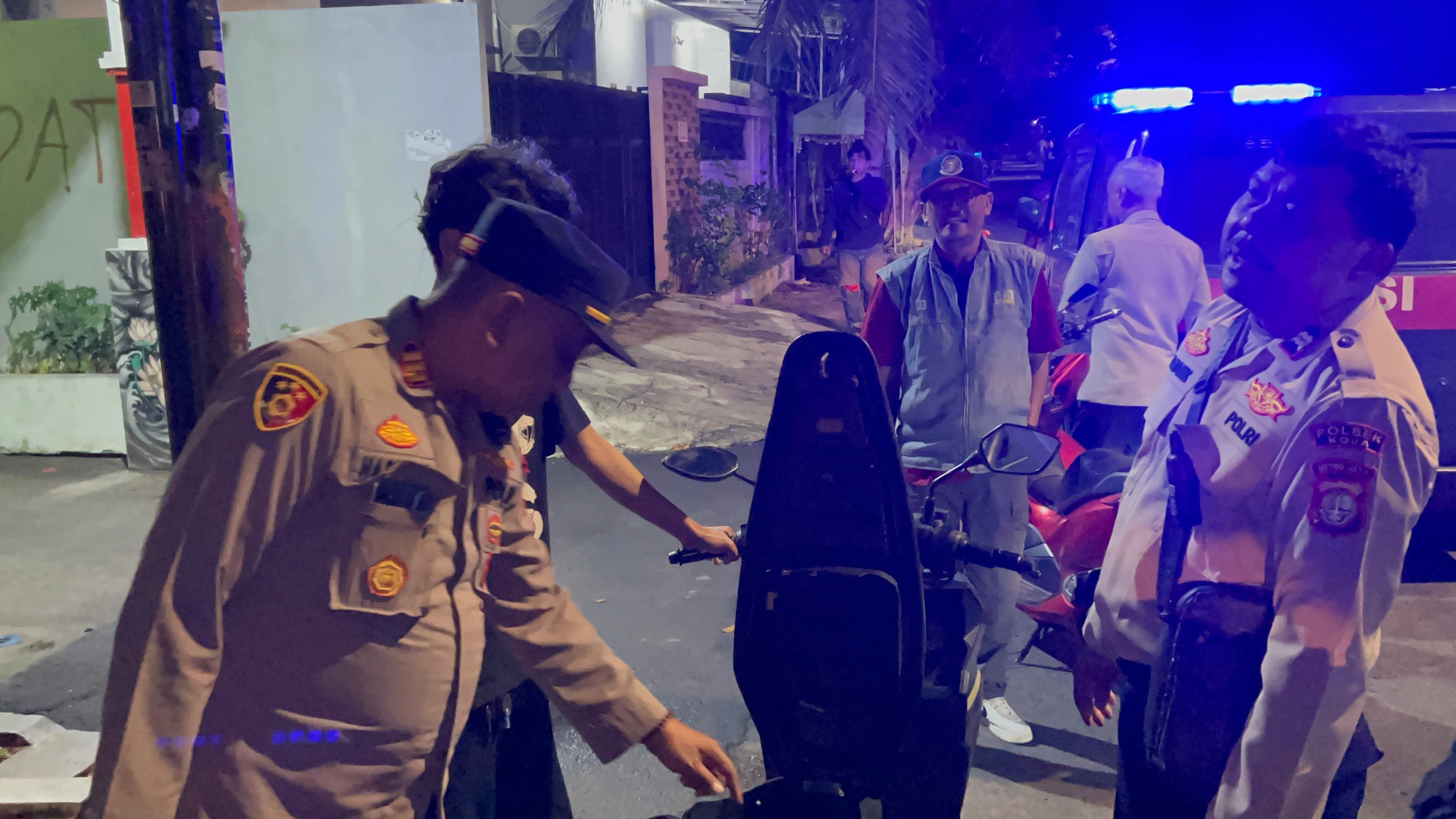 Patroli Skala Besar di Koja, Polisi Sita Sajam dan Amankan Sembilan Motor Tanpa Dokumen