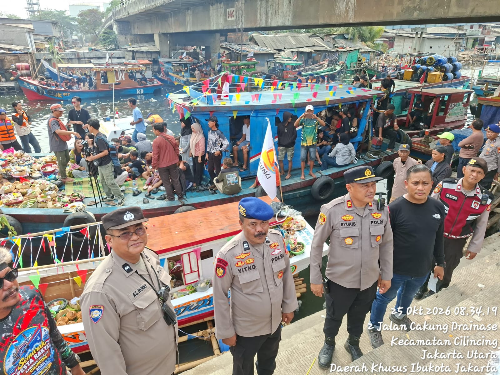Dirpolairud Polda Metro Jaya Hadiri Prosesi Larung Sesaji, Polisi Kawal Festival Nadran 2026 di Cilincing
