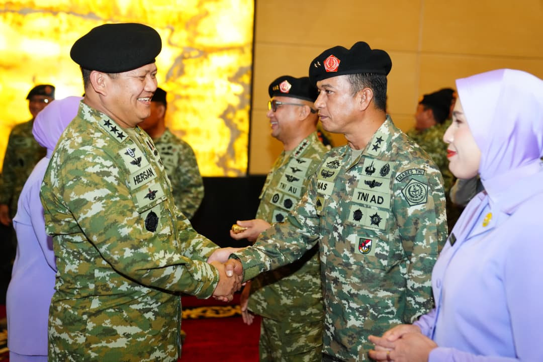 Irjen TNI Pimpin Laporan Korps Kenaikan Pangkat 105 Pati TNI