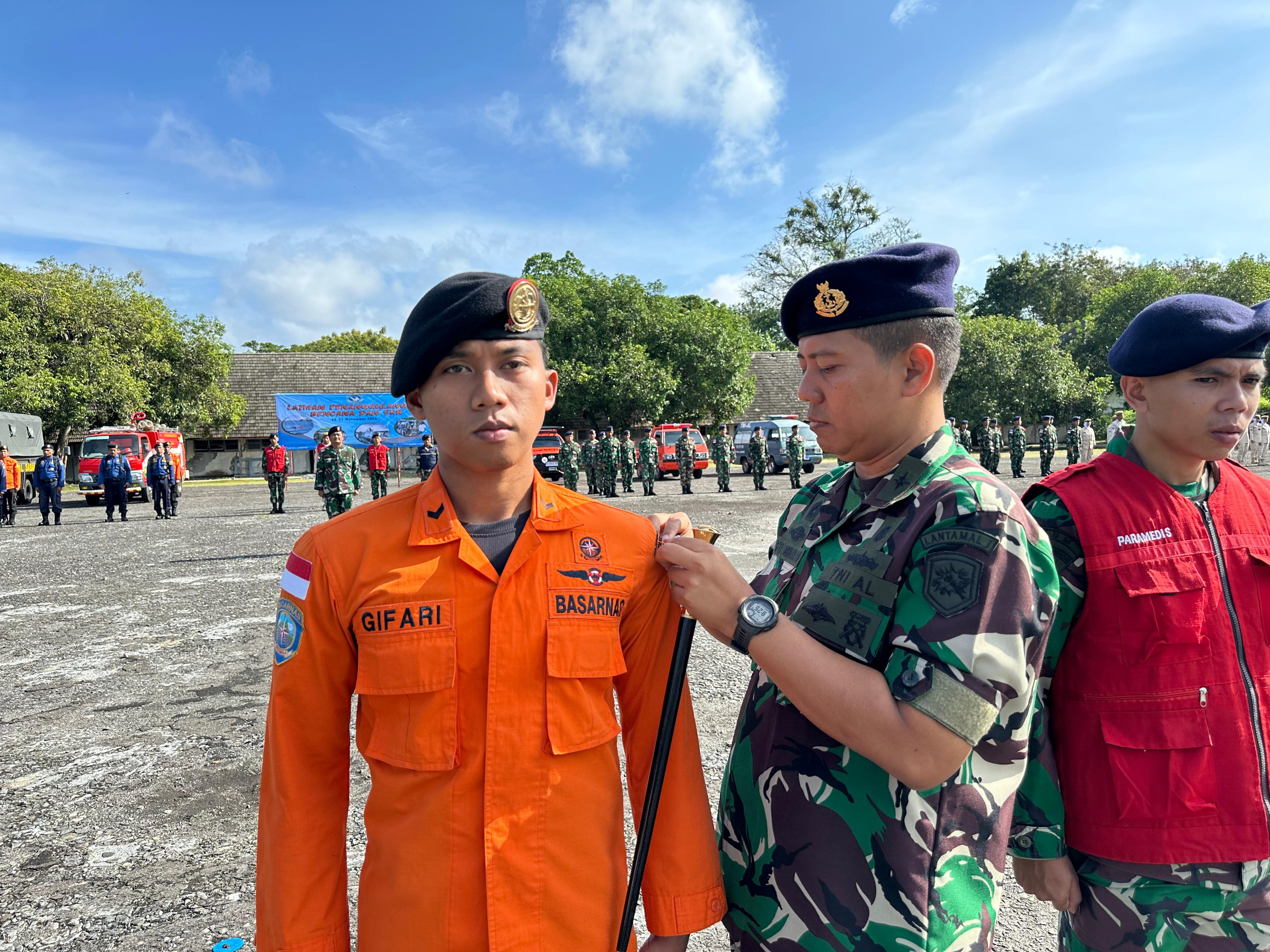 Antisipasi Bencana Alam, Lanal Sabang Gelar Latihan Terpadu Penanggulangan Bencana Alam dan SAR Bersama Basarnas dan BPBD