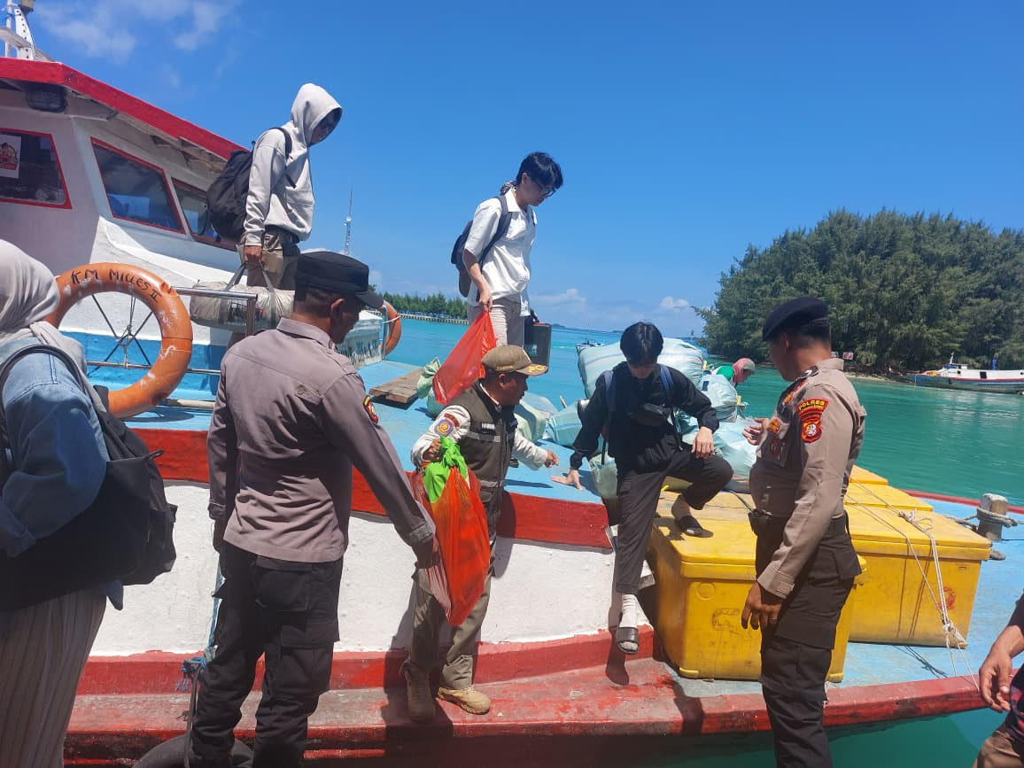 Pengamanan Strong Point Hari Ini, Polres Kepulauan Seribu Pastikan Aktivitas Dermaga Aman dan Terkendali