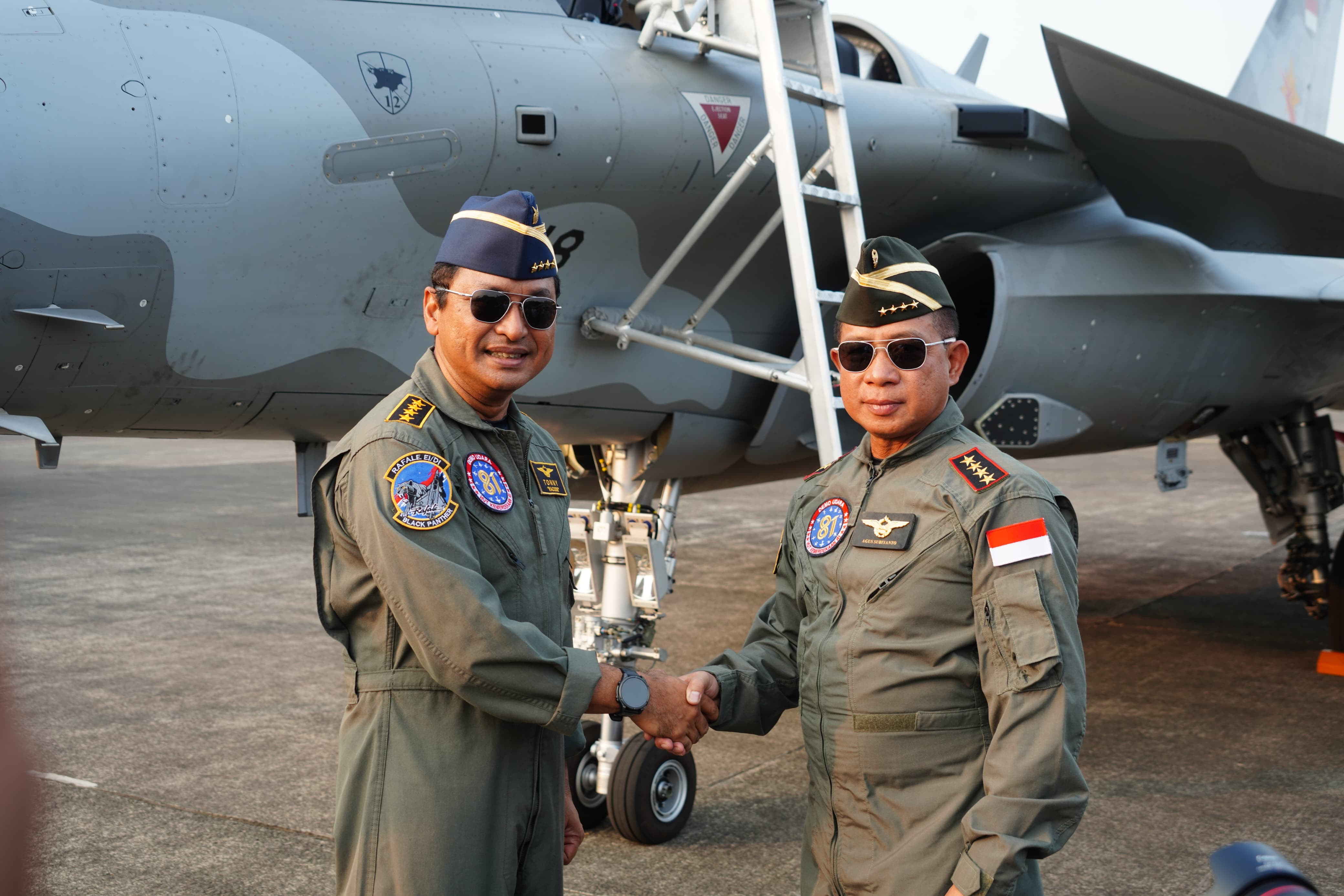 Panglima TNI Tinjau Kesiapan Alutsista Demo Udara HUT Ke-81 RI