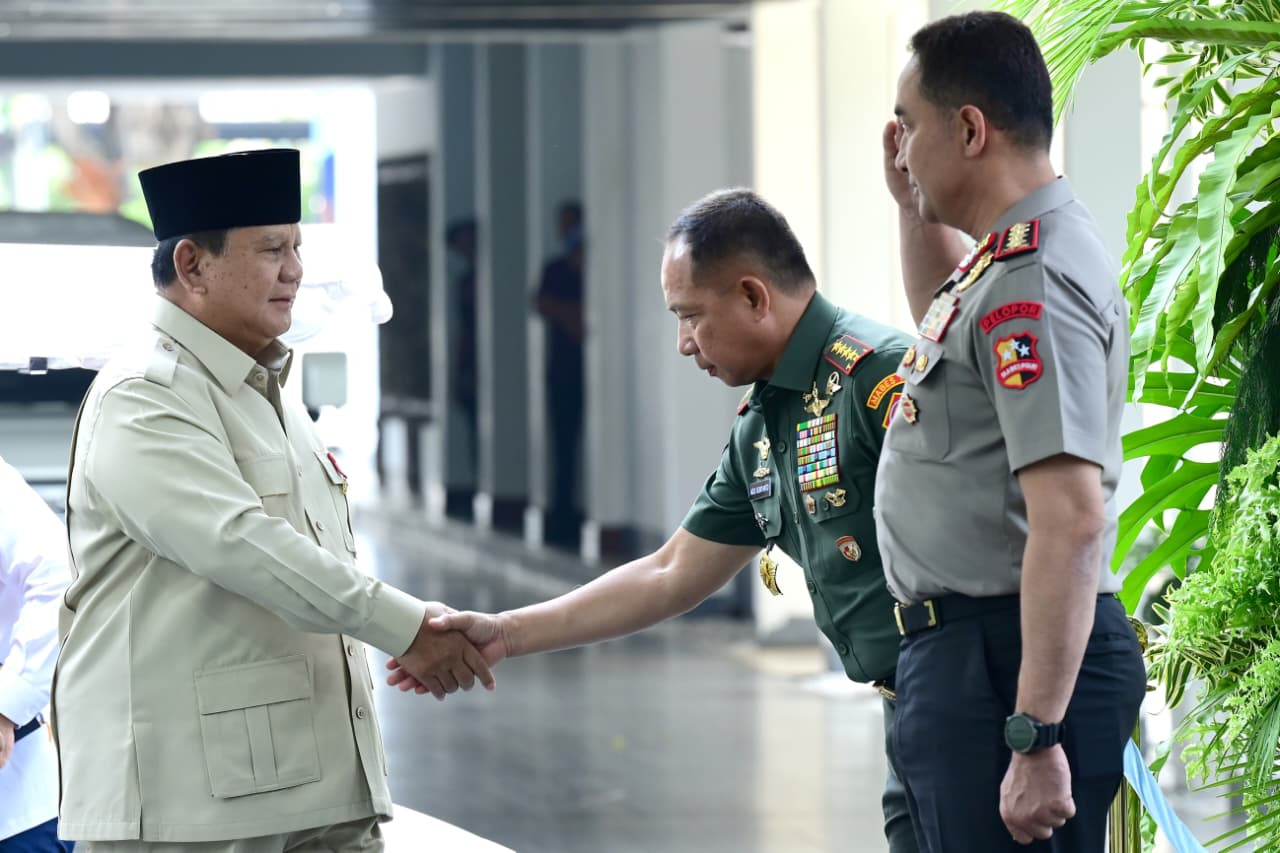 Panglima TNI Hadiri Taklimat Presiden, 800 Pati TNI-Polri Satukan Visi