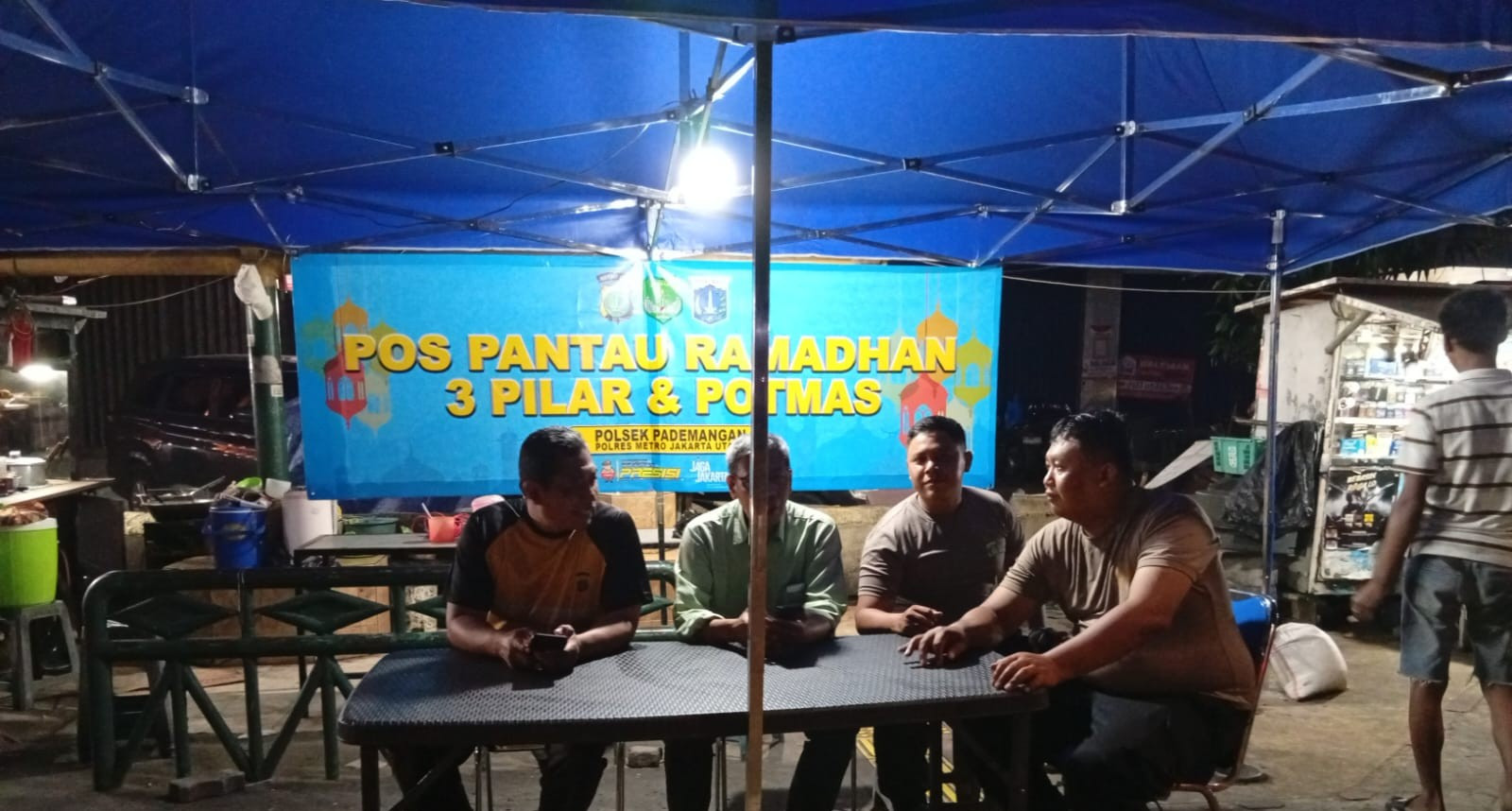 Polsek Pademangan Dirikan Pos Pantau Ramadan 2026, Perkuat Sinergi bersama 3 Pilar Cegah Tawuran