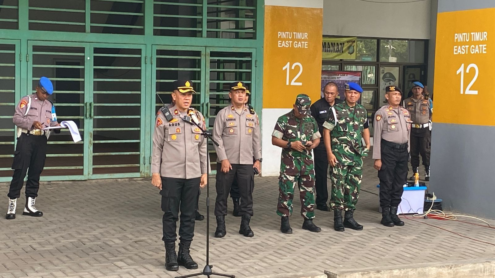 Amankan Duel Panas FC Bekasi City vs Sriwijaya FC, Polres Metro Bekasi Kota Terjunkan Personel Gabungan di Stadion PCB