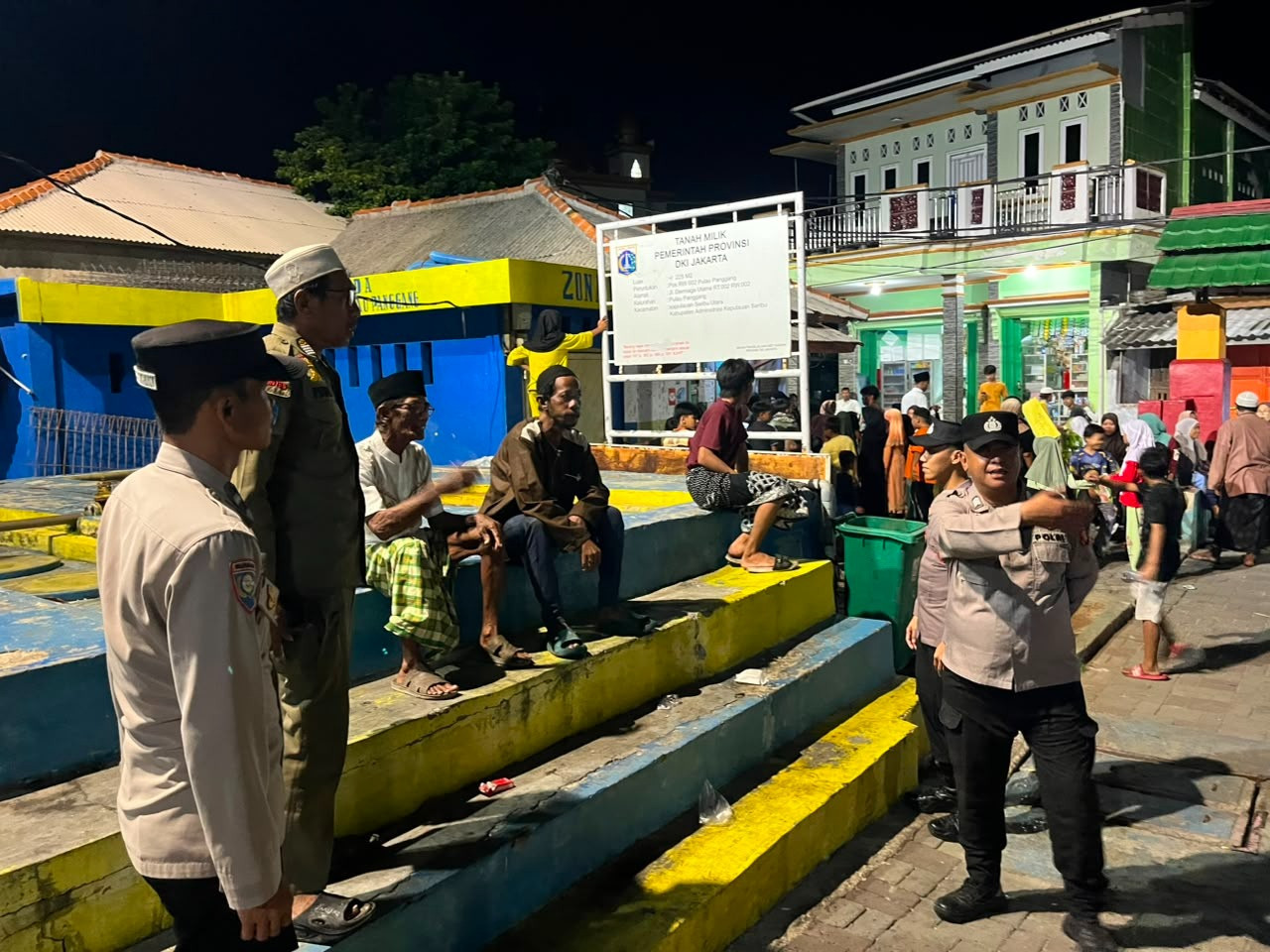Jakarta On The Spot Polsek Kepulauan Seribu Utara, Warga Diajak Manfaatkan Layanan Polisi 110 untuk Jaga Kamtibmas