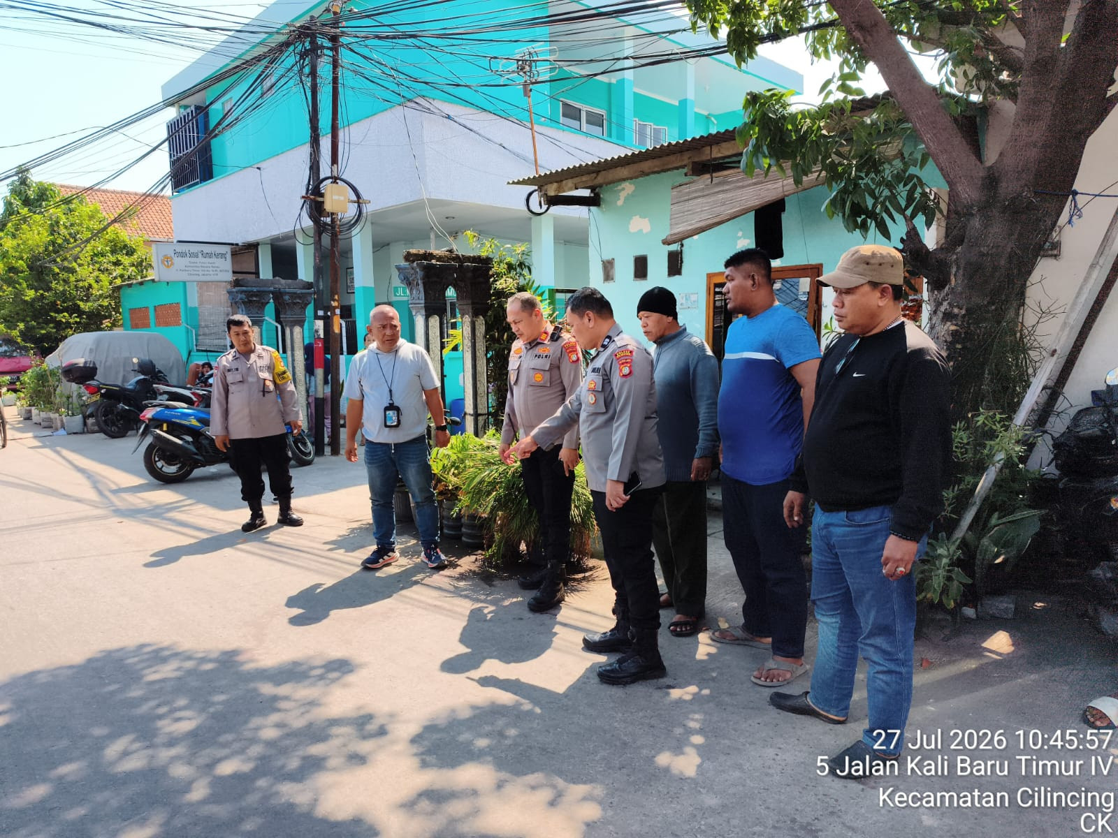 Jaga Jakarta On The Spot, Polsek Cilincing Ajak Warga Cegah Tawuran Remaja