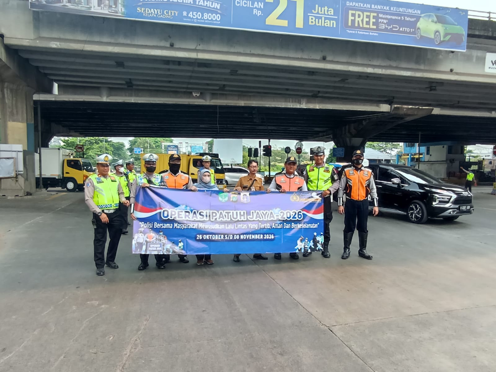 Satlantas Polres Metro Jakarta Utara Gencarkan Edukasi Tertib Berlalu Lintas dalam Ops Patuh Jaya 2026