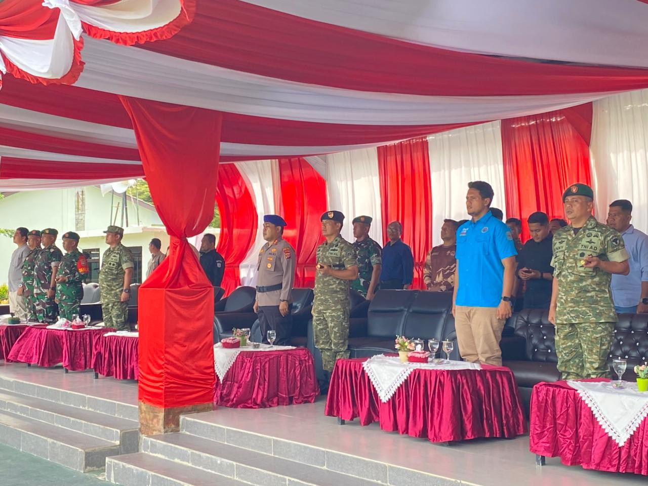 Danlanal Sabang Hadiri Penutupan Kegiatan Korps Kadet Republik Indonesia di Rindam Iskandar Muda