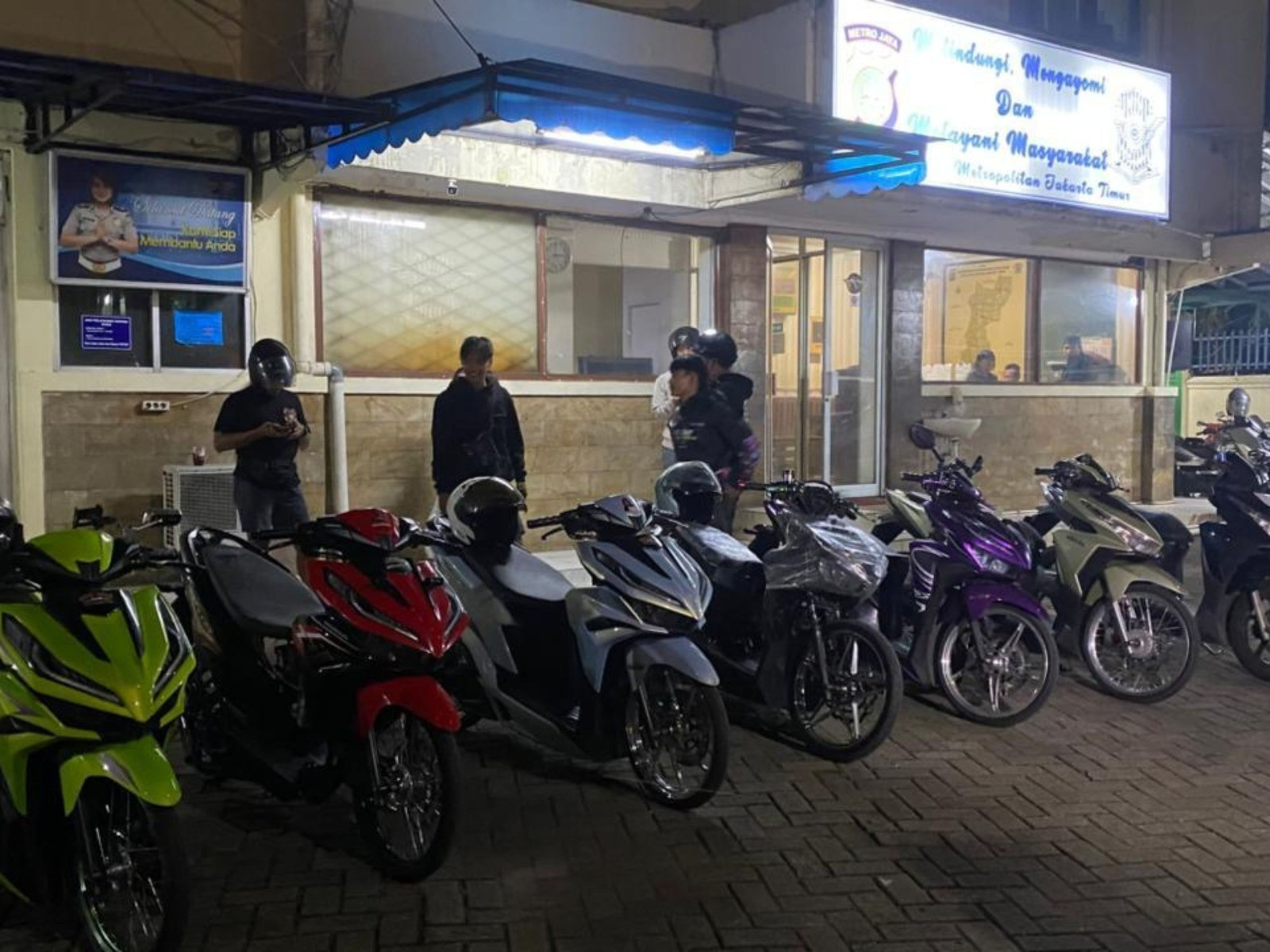Brimob Metro Jaya Amankan 7 Motor Diduga untuk Balap Liar di Jakarta Timur