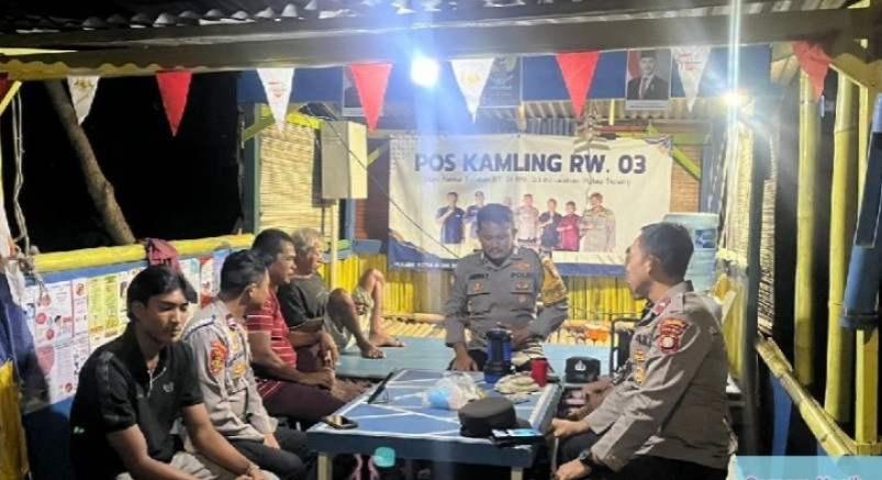 Patroli Malam Polsek Kepulauan Seribu Selatan, Layanan Polisi 110 Siap Bantu Masyarakat 24 Jam