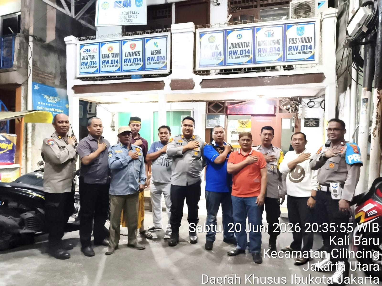 Jaga Jakarta On The Spot Kapolsek Cilincing, Ajak Warga Kalibaru Perkuat Pengawasan Remaja dan Cegah Tawuran