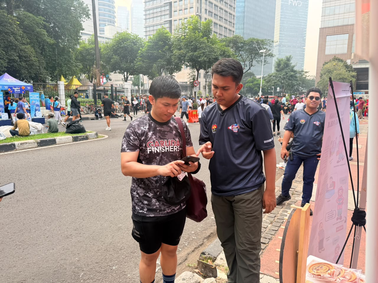 Game Spin Wheel Berhadiah Ramaikan Sosialisasi Hak untuk Tahu di CFD Jakarta