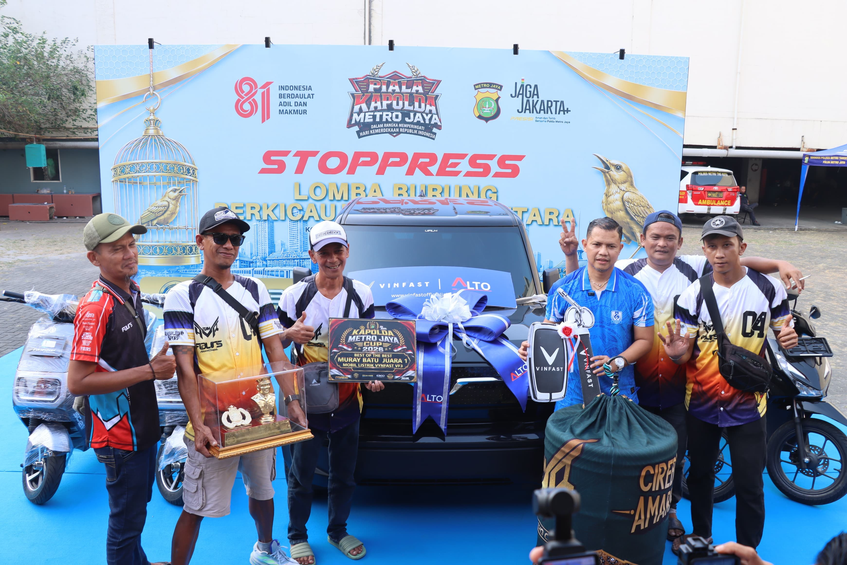 Kapolda Metro Jaya Cup 2026 Meriah, Ratusan Kicau Mania Adu Gacor di Tangerang