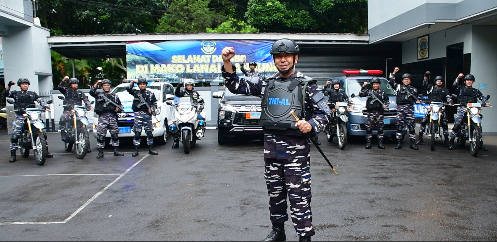 Ciptakan Situasi Kondusif, TNI AL Lanal Bandung  Laksanakan Patroli Amankan Perayaan Nataru 2026
