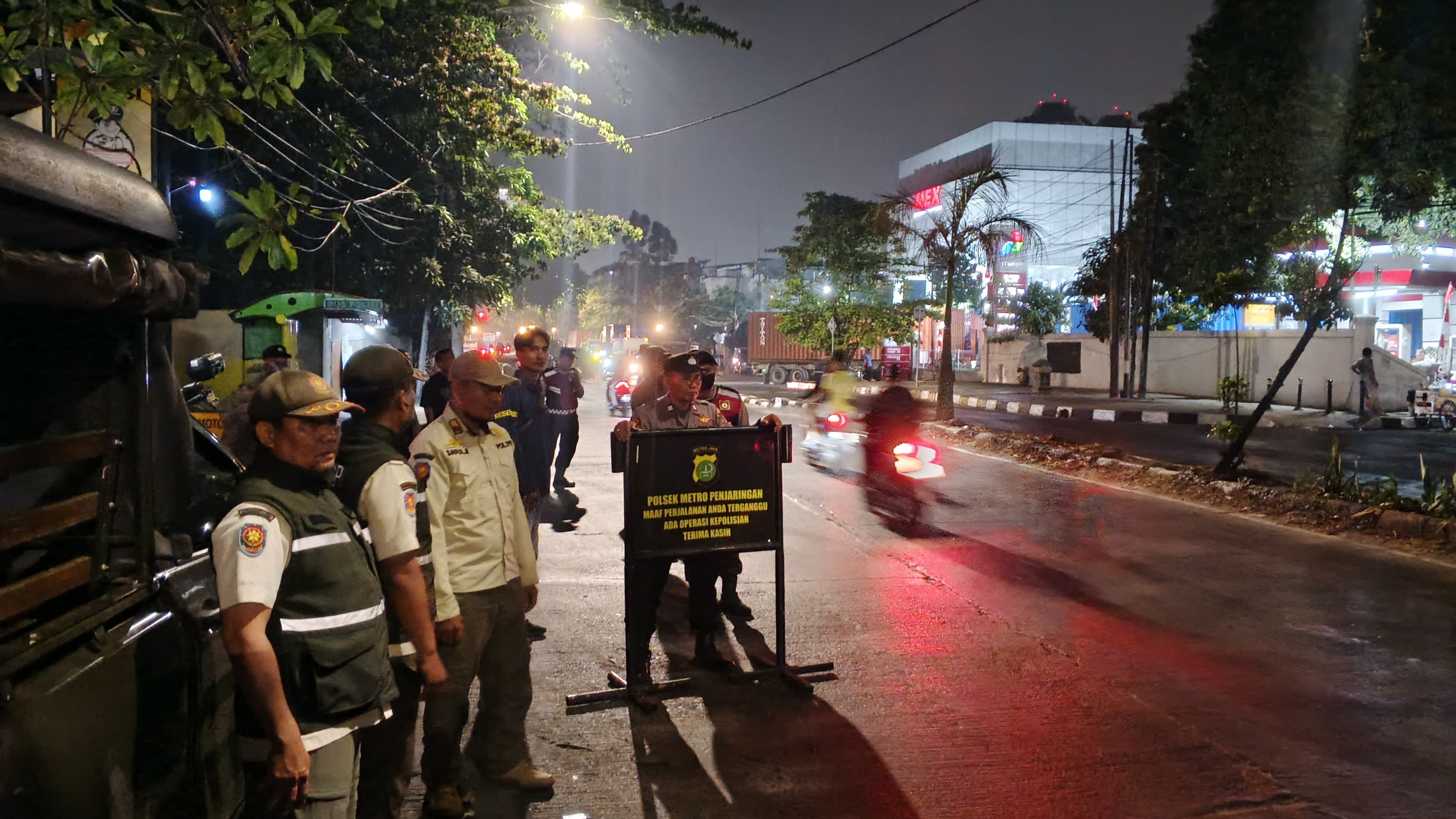 Polsek Metro Penjaringan Gelar KRYD, 9 Motor Tanpa Surat Diamankan