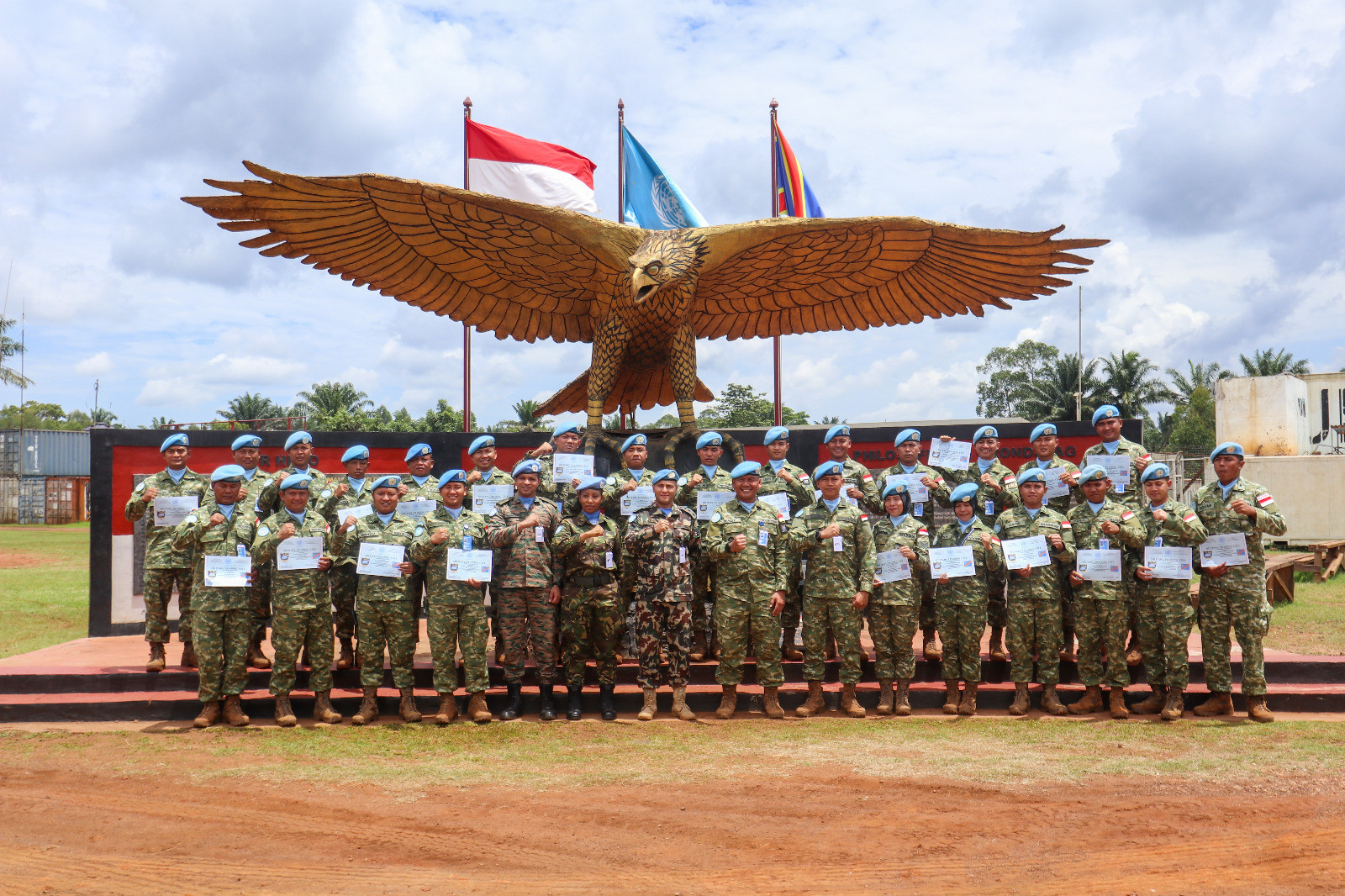 Tingkatkan Kesiapsiagaan Operasional, FIB Gelar Contingent Training Capsule Satgas Kizi TNI Konga Monusco XX-W