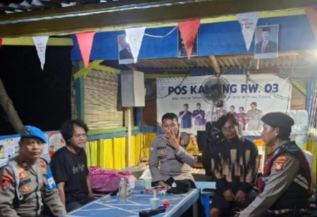 Patroli Malam Polsek Kepulauan Seribu Selatan Perkuat Kamtibmas, Sosialisasikan Layanan Polisi 110
