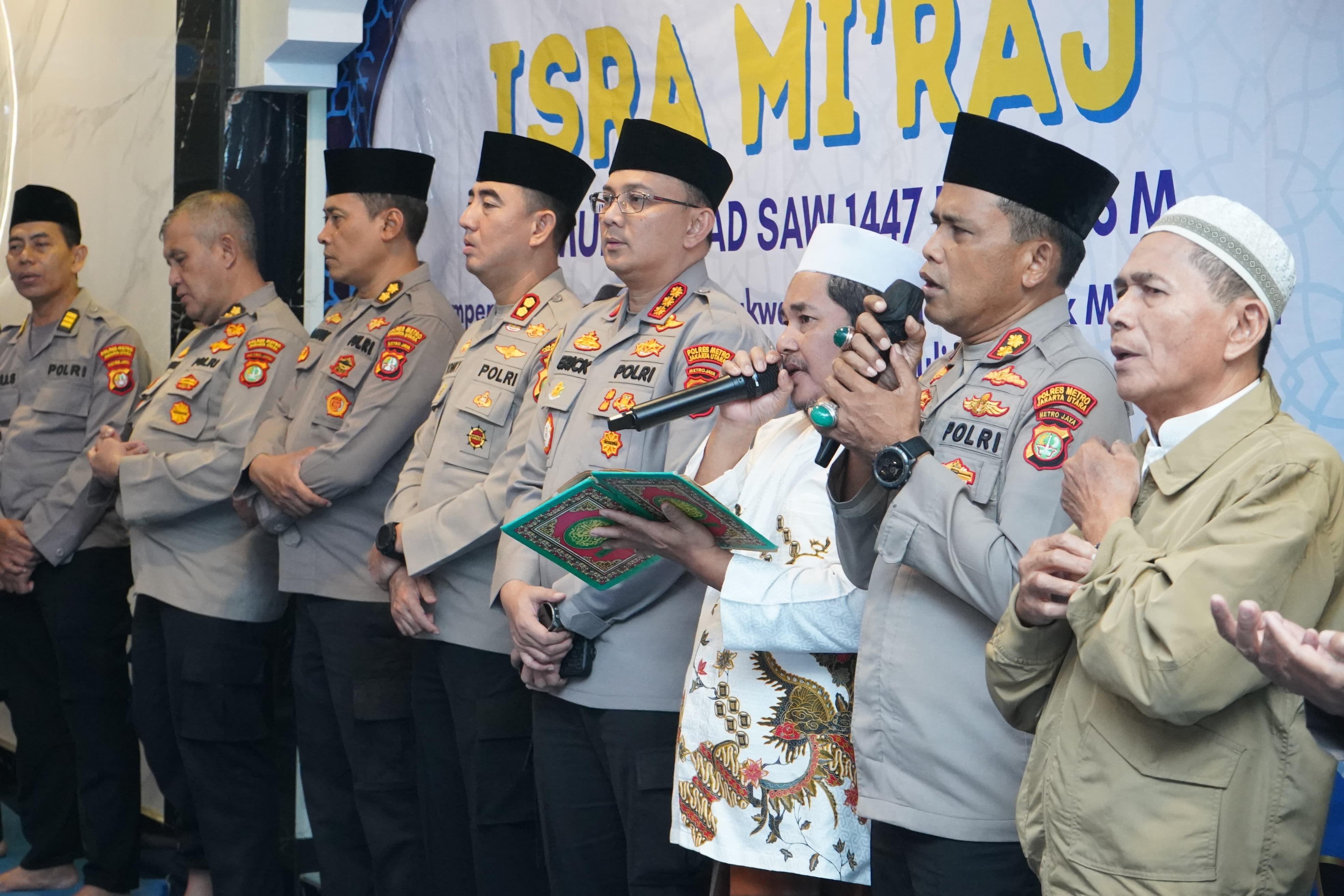 Kapolres Metro Jakarta Utara: Isra Miraj 1447 Hijriah Momentum Perkuat Pelayanan Polri yang Humanis