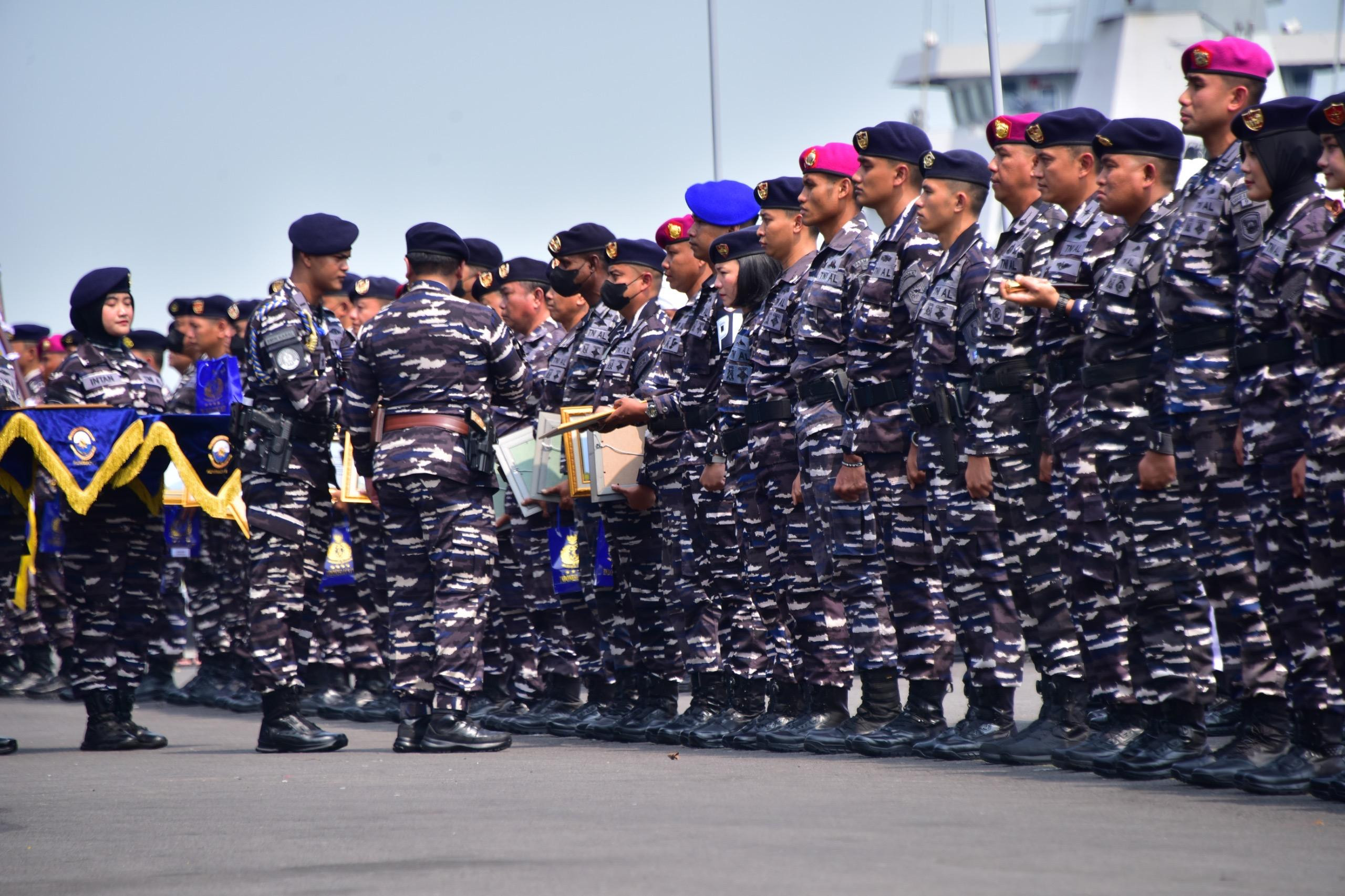 Prajurit Lanal Bintan Raih Penghargaan di Hari Jadi Ke-81 TNI AL