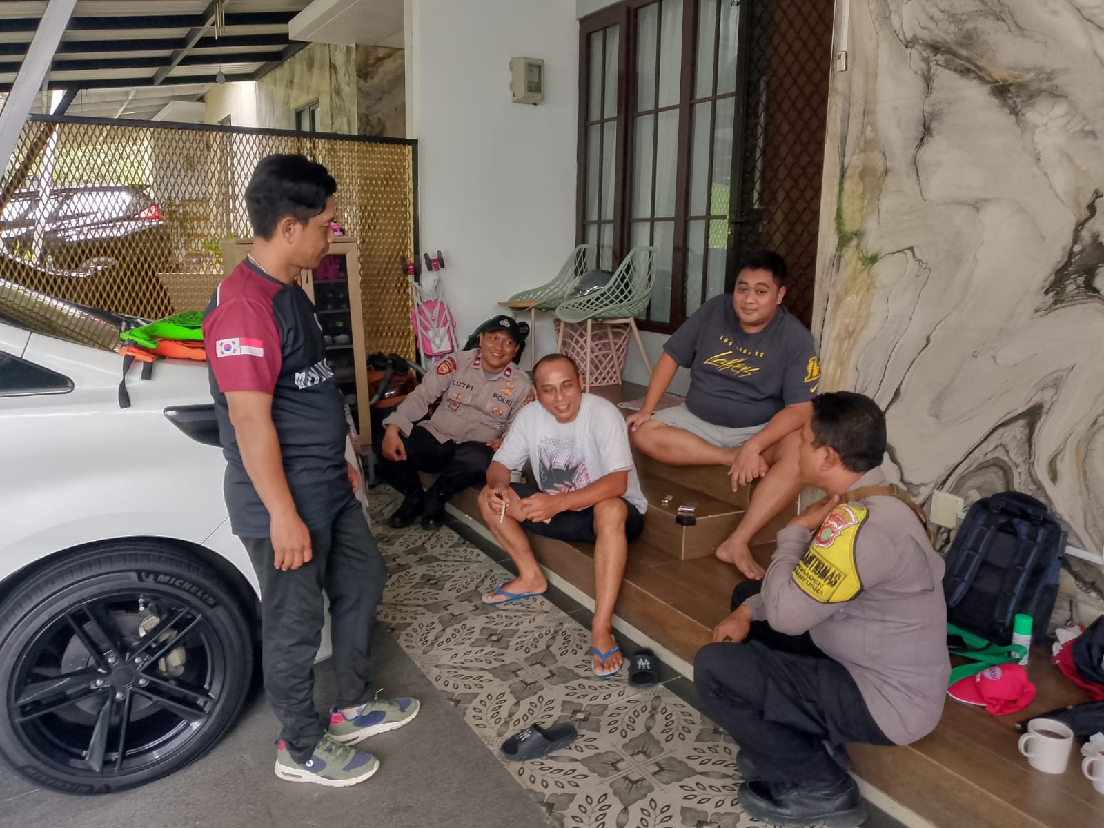 Jaga Kondusivitas Wilayah, Polsek Jatisampurna Pantau Rumah Kosong yang Ditinggal Mudik