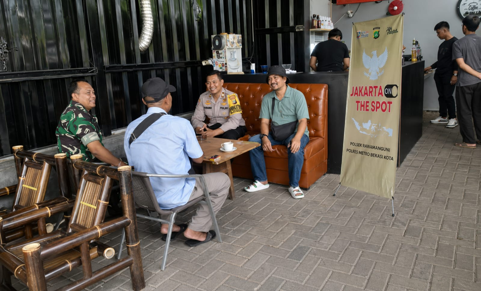 Jaga Jakarta On The Spot di Mustikasari, Polsek Bantargebang Serap Aspirasi Warga Perkuat Sinergitas Kamtibmas