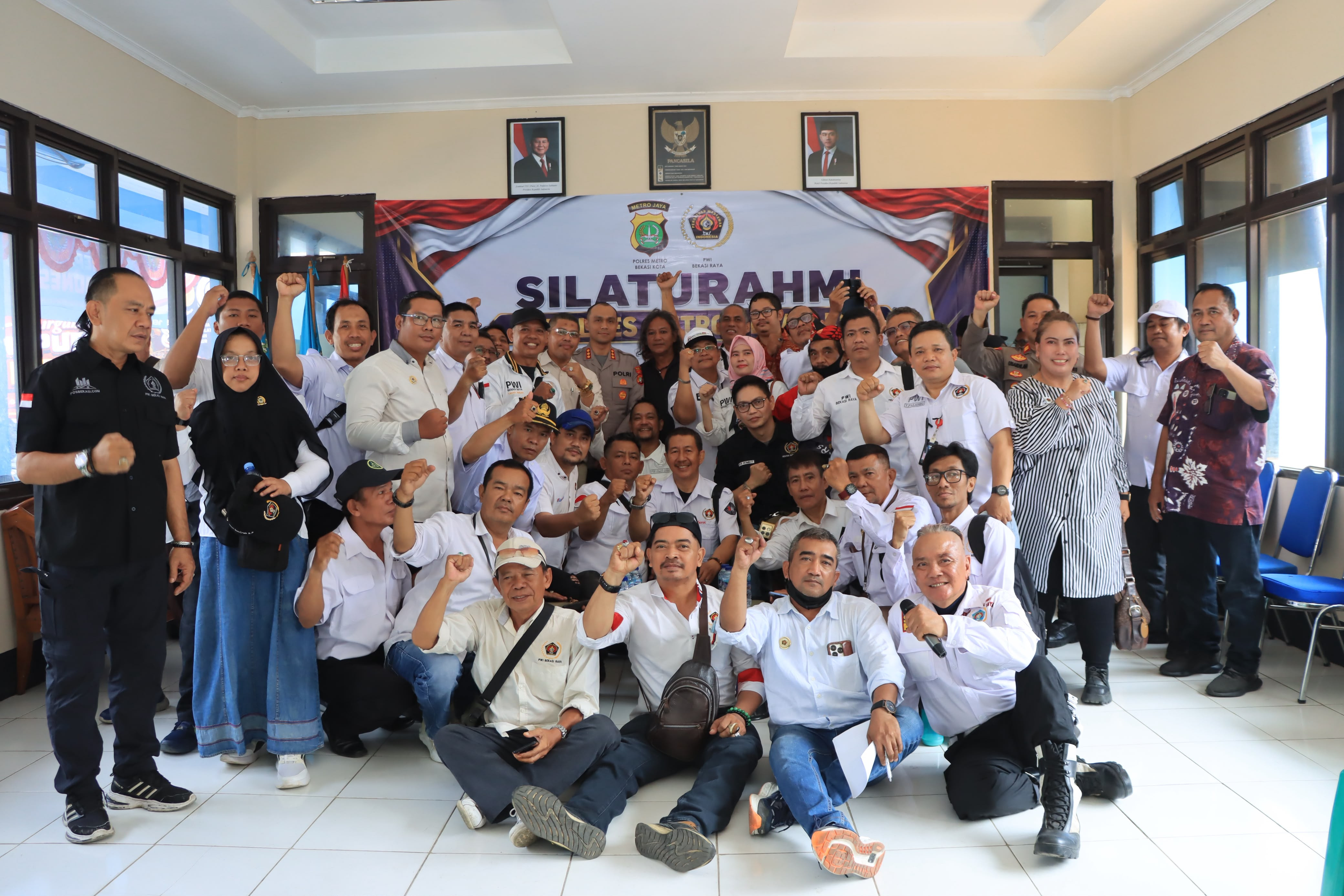 Kapolres Metro Bekasi Kota Kombes Pol Putu Kholis – PWI Bekasi Raya Perkuat Sinergi Kamtibmas, Informasi dan Sosial