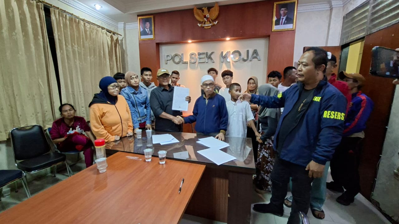 Polsek Koja Fasilitasi Restorative Justice, Perselisihan Warga di Tugu Selatan Berakhir Damai