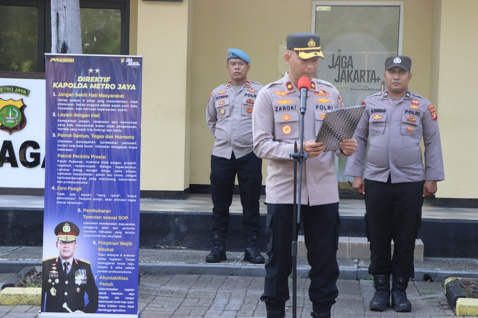 Apel Pagi Polres Kepulauan Seribu, Wakapolres Tekankan Implementasi Direktif Kapolda Metro Jaya