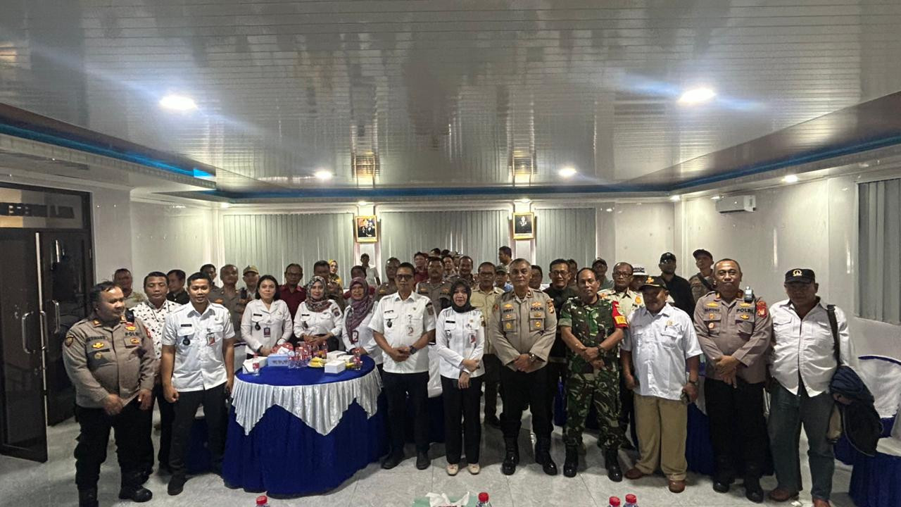 Polsek Koja bersama Forkopimcam Rapat Koordinasi Pengamanan Ramadhan 1447 H