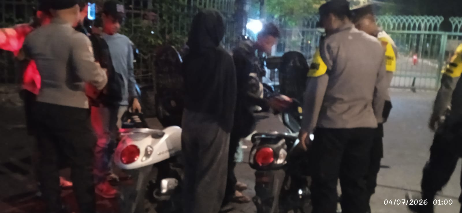 Polsek Koja Intensifkan Patroli KRYD, Satu Sepeda Motor Diamankan