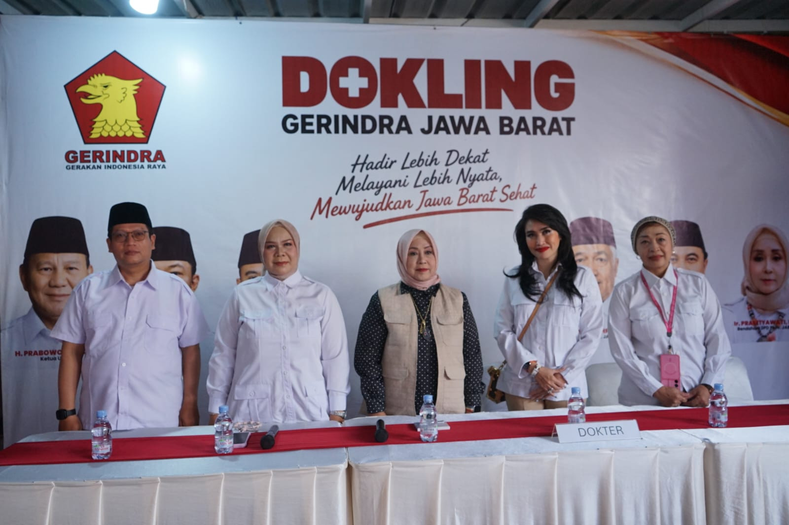 Bawa Dokter ke Tengah Warga, Gerindra Layani Pemeriksaan Kesehatan Gratis 200 Warga Sukapura