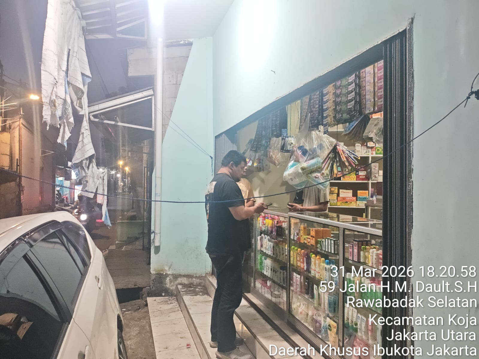 Respon Cepat Polisi Tindaklanjuti Laporan 110, Polsek Koja Cek Dugaan Penjualan Obat Terlarang di Rawabadak